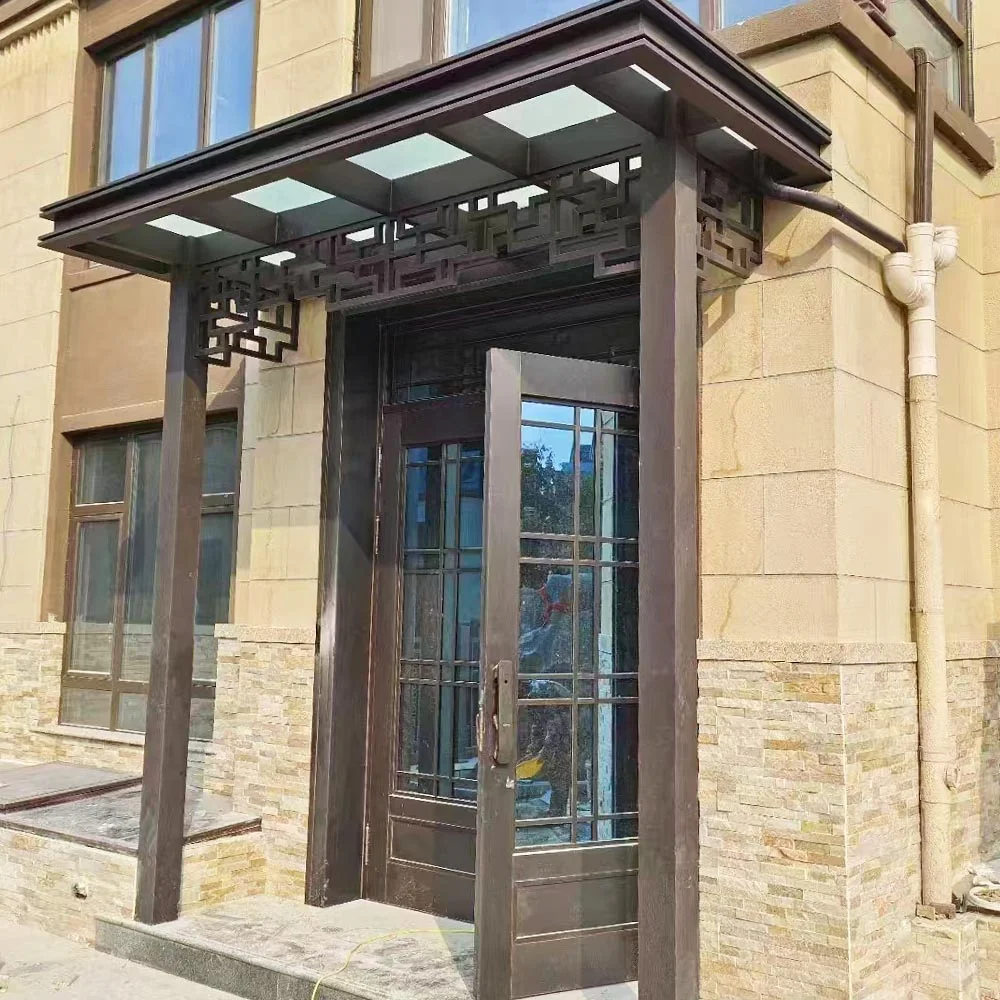 Cast aluminum entry door7