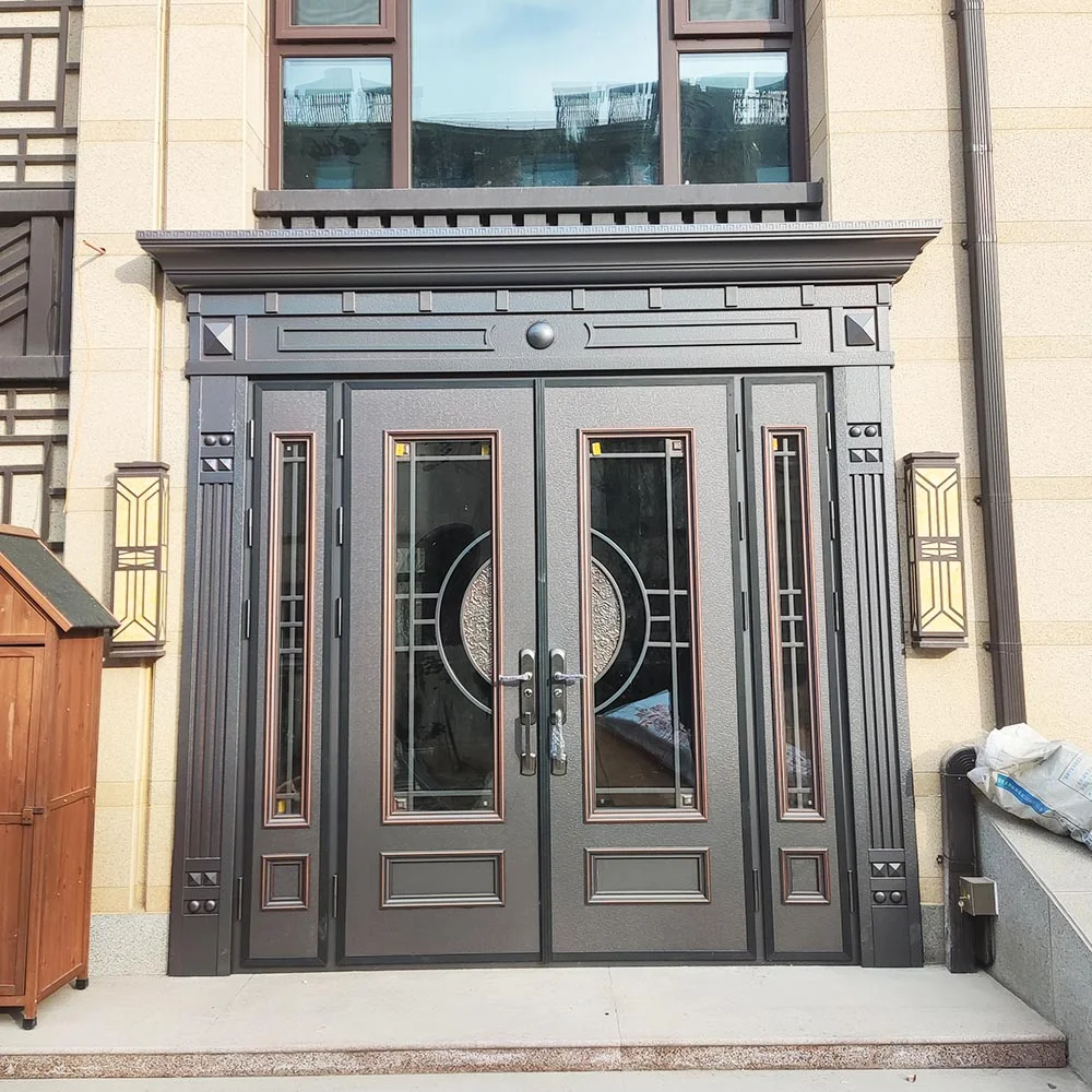 Cast aluminum entry door24