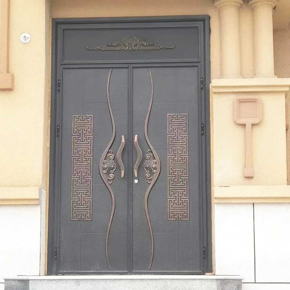 Cast aluminum entry door15