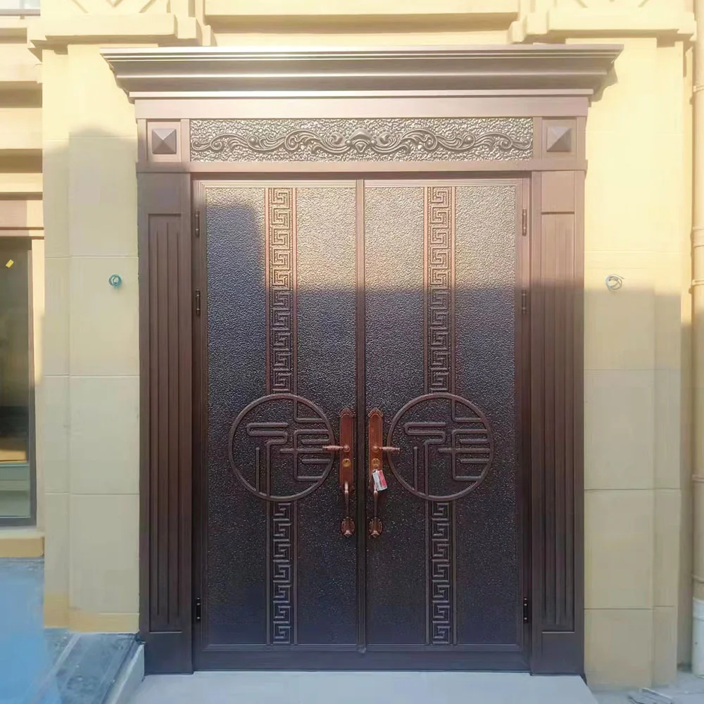 Cast aluminum entry door18