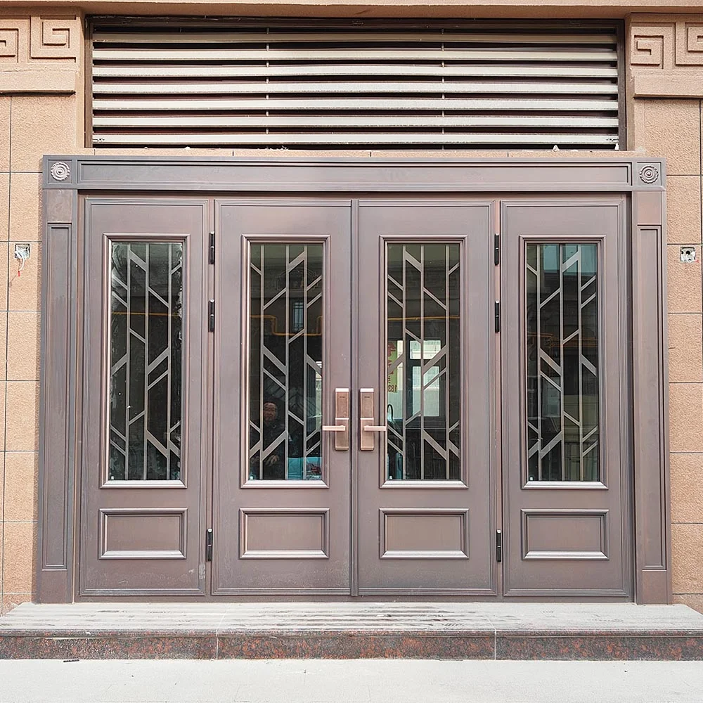 Cast aluminum entry door23