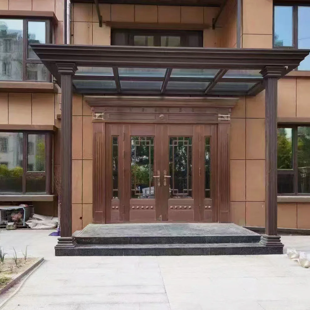 Cast aluminum entry door5