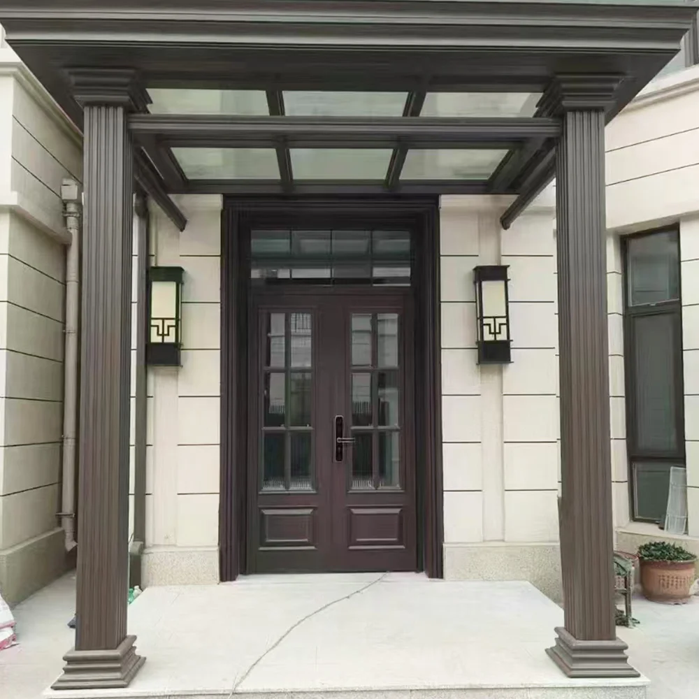 Cast aluminum entry door3