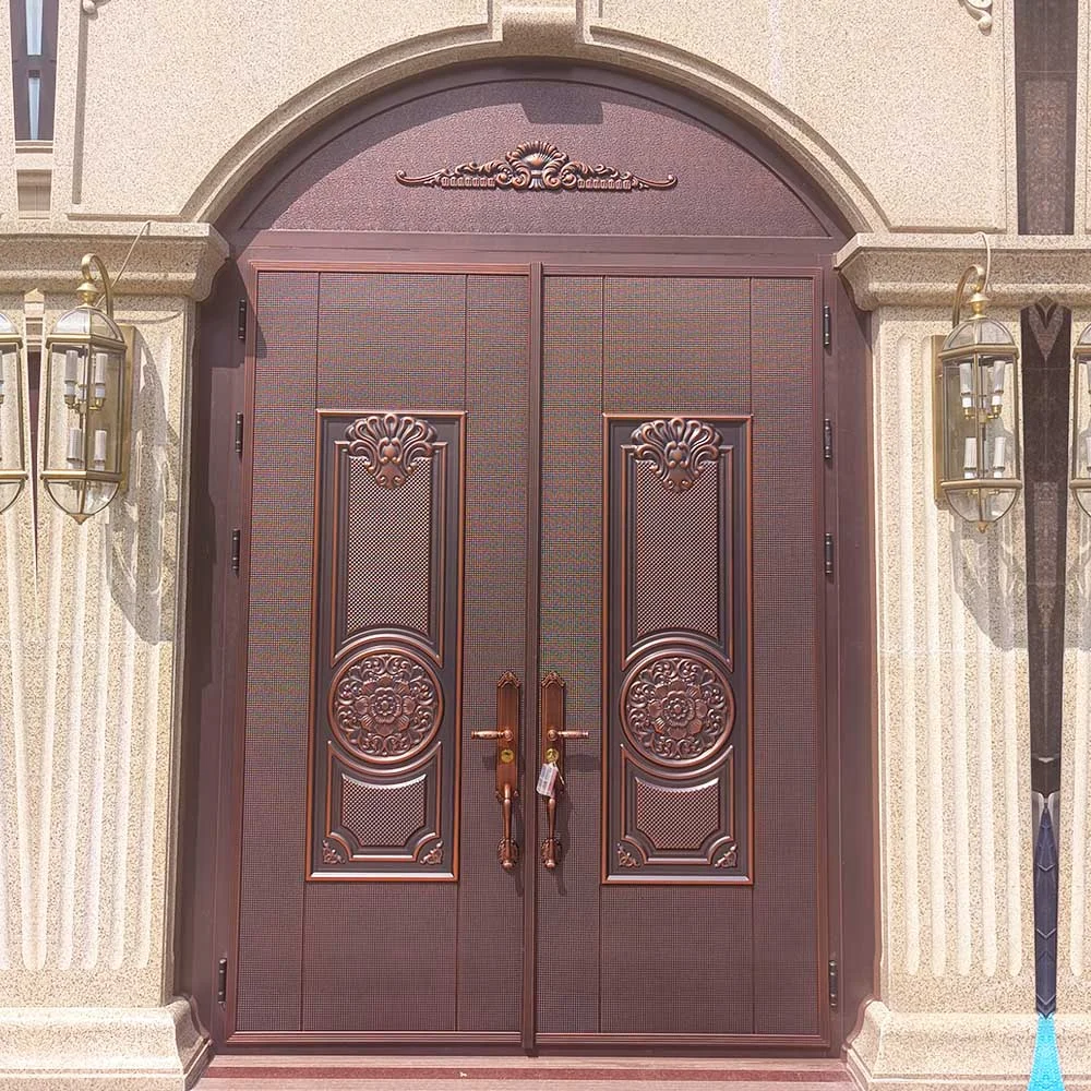 Cast aluminum entry door16