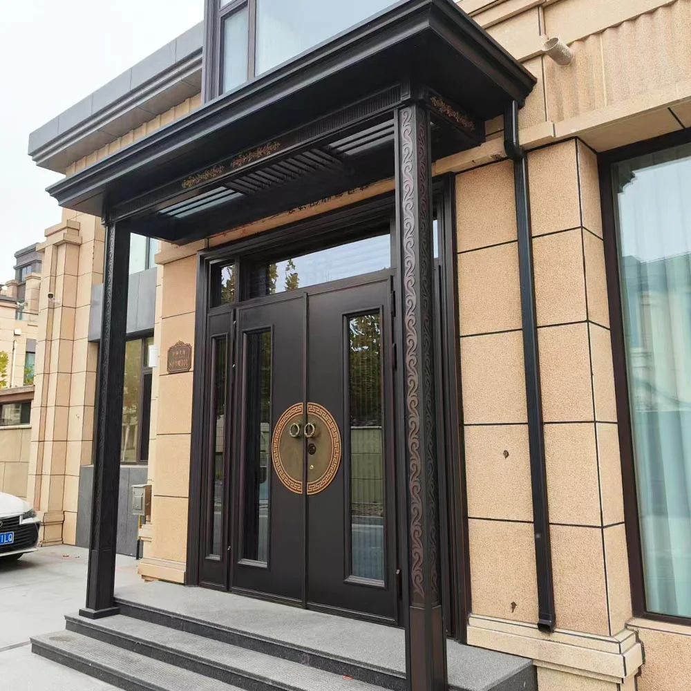 Cast aluminum entry door9