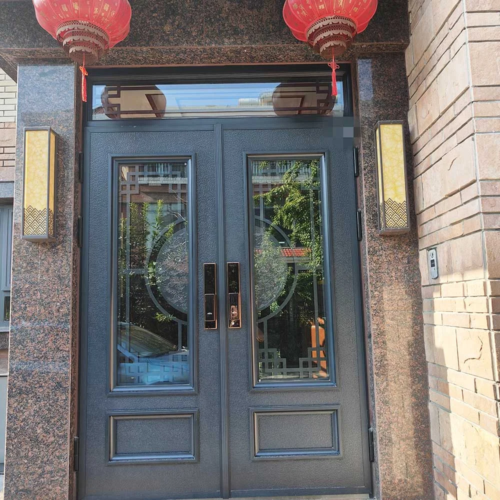 Cast aluminum entry door20