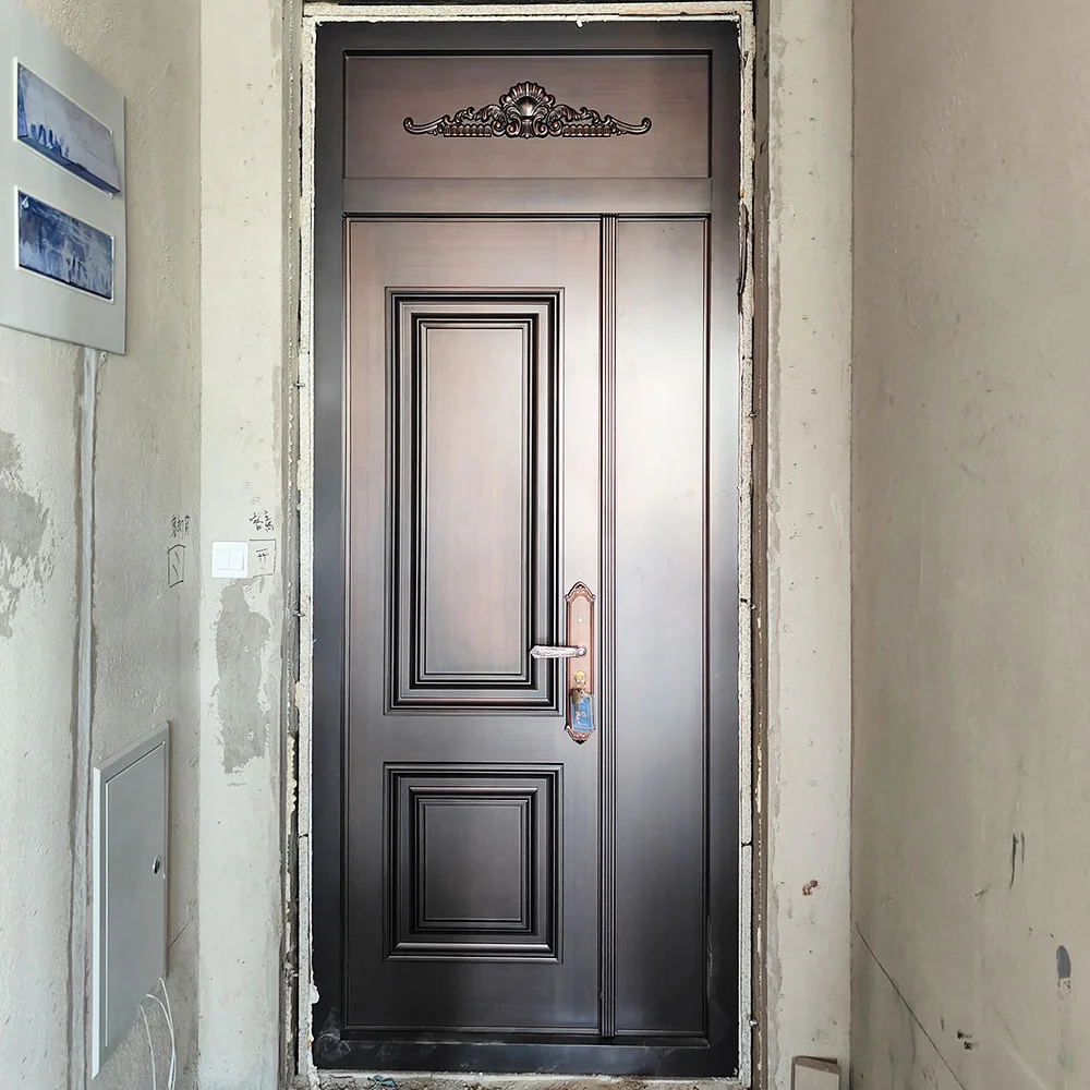 Cast aluminum entry door12