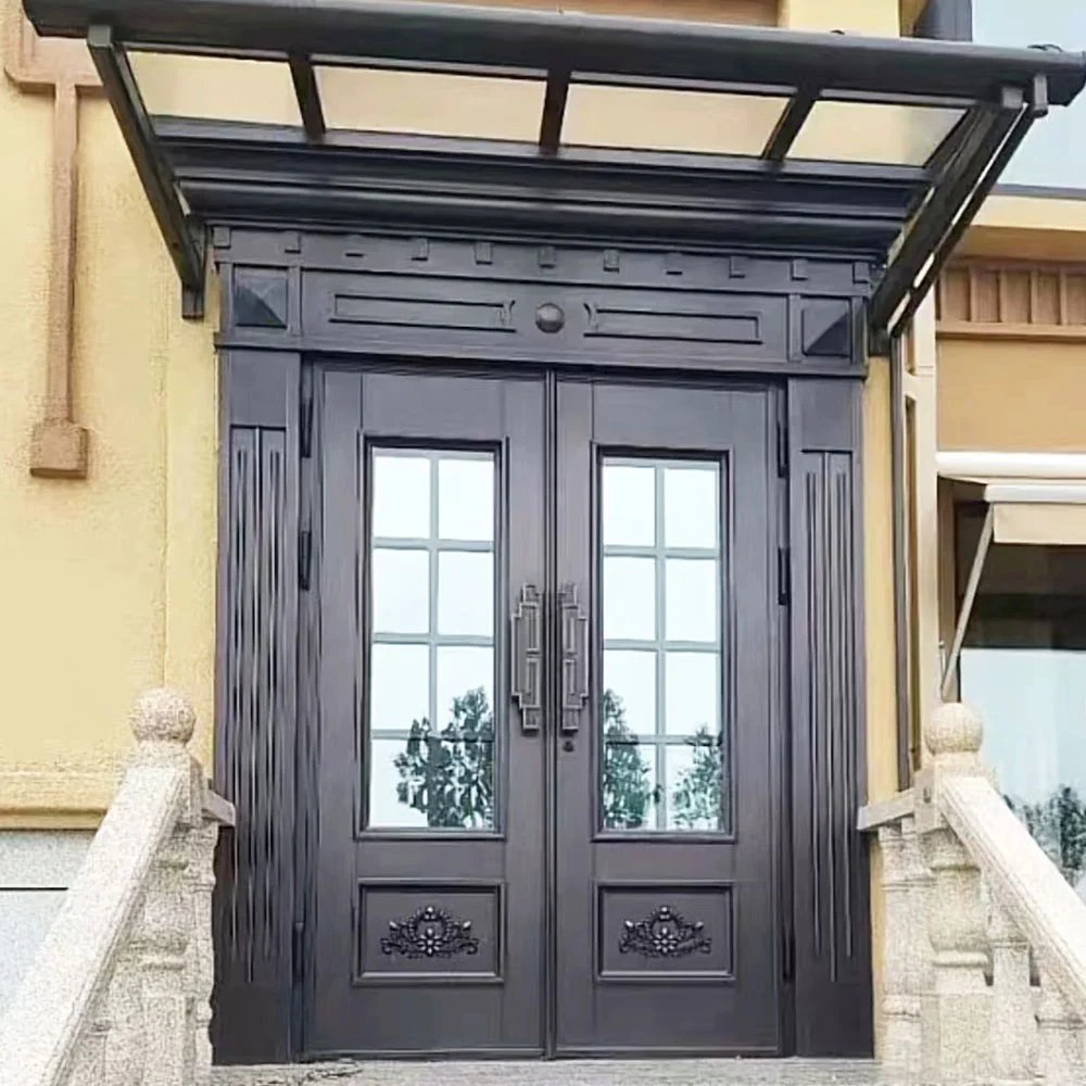 Cast aluminum entry door25