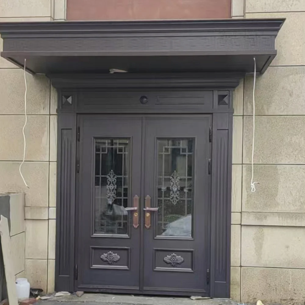 Cast aluminum entry door11